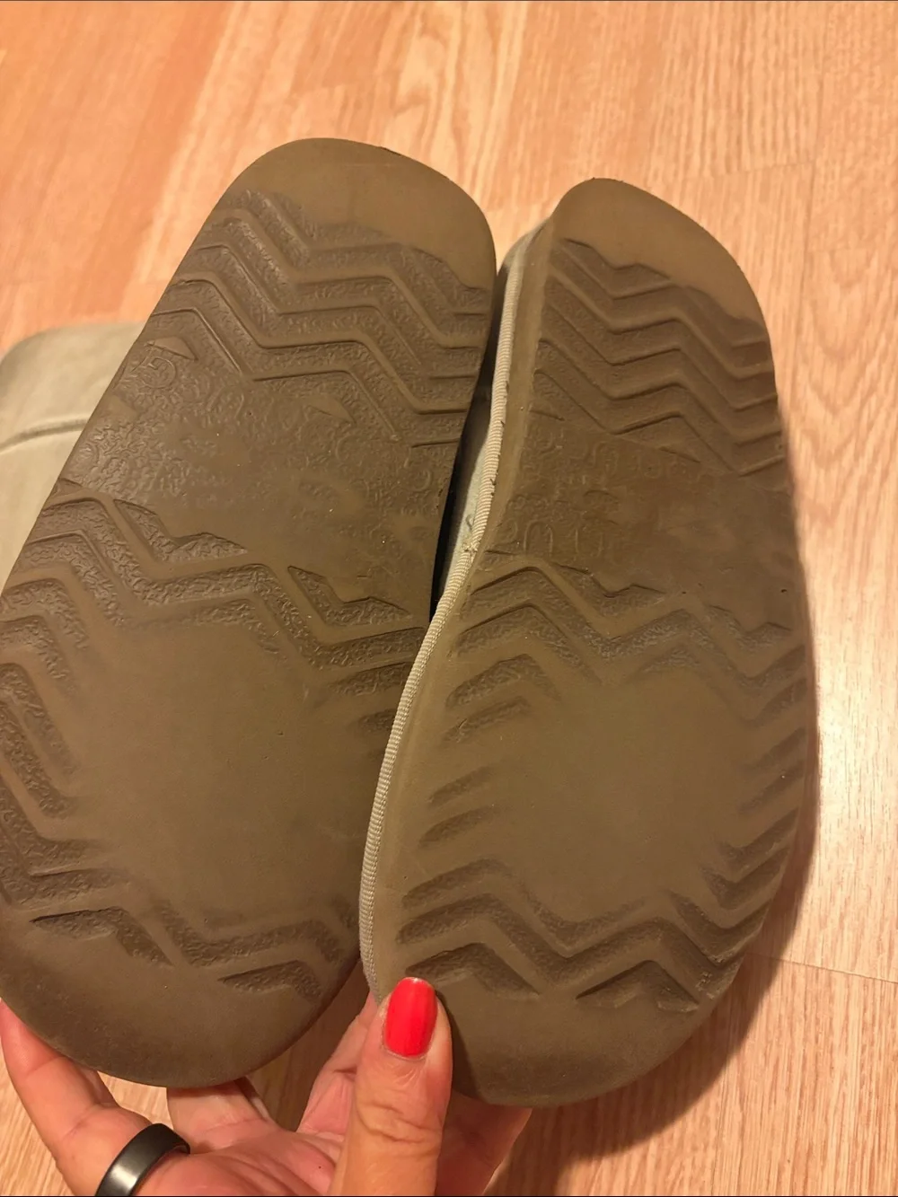 UGG Tall Suede Boots in Light Tan
